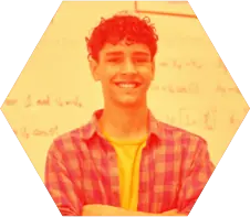 Smiling student