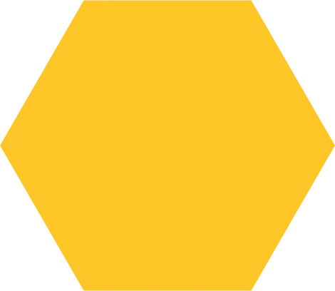 Yellow Hex Shape